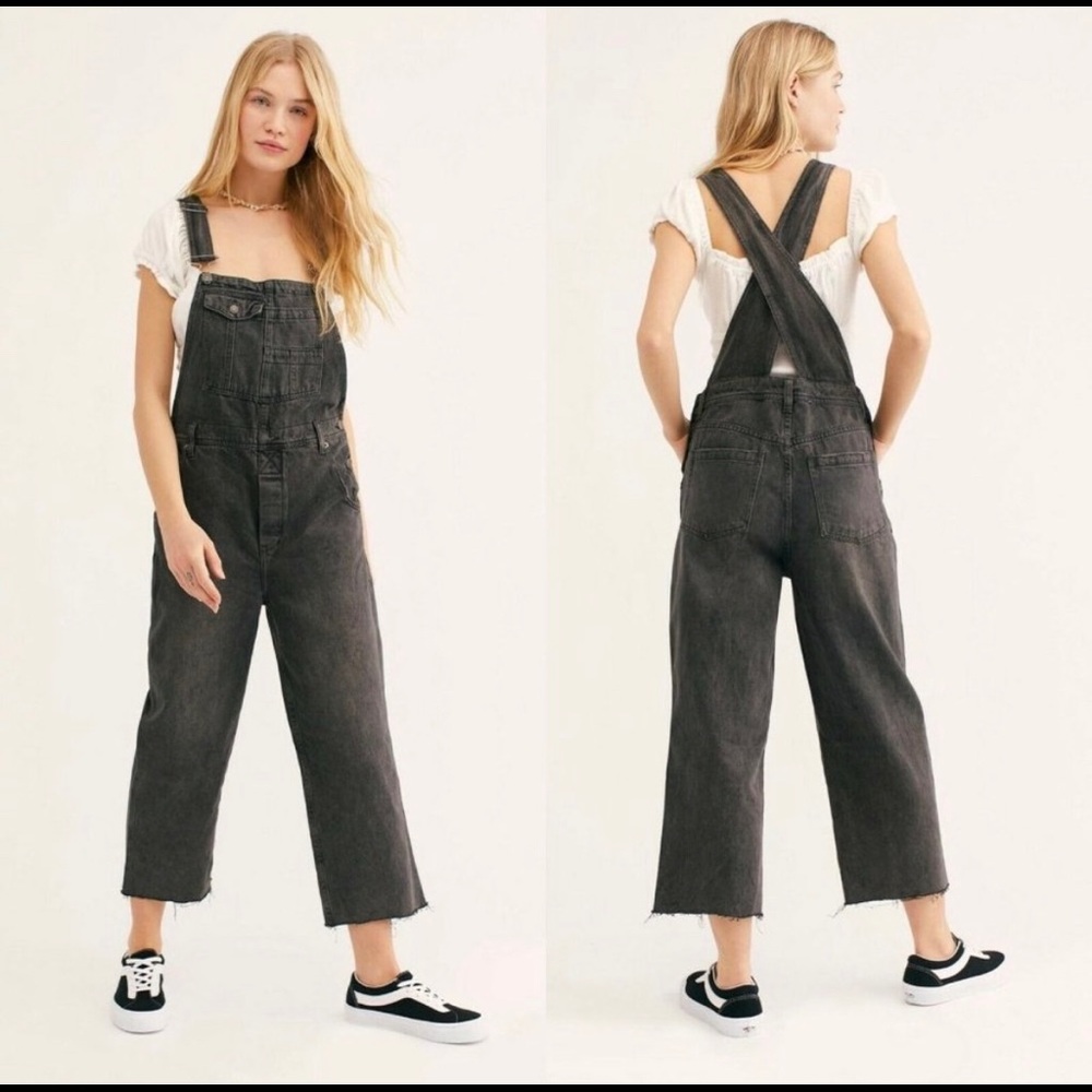 Free people boyfriend overalls